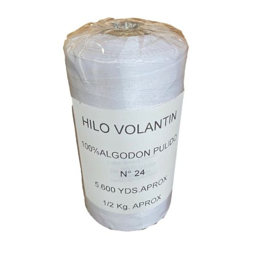 Hilo Para Volantín100% Algodón Pulido 500g - [product type] - [product vendor] - Modista