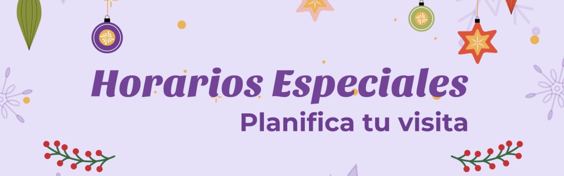 Horarios Especiales de Diciembre en Modista