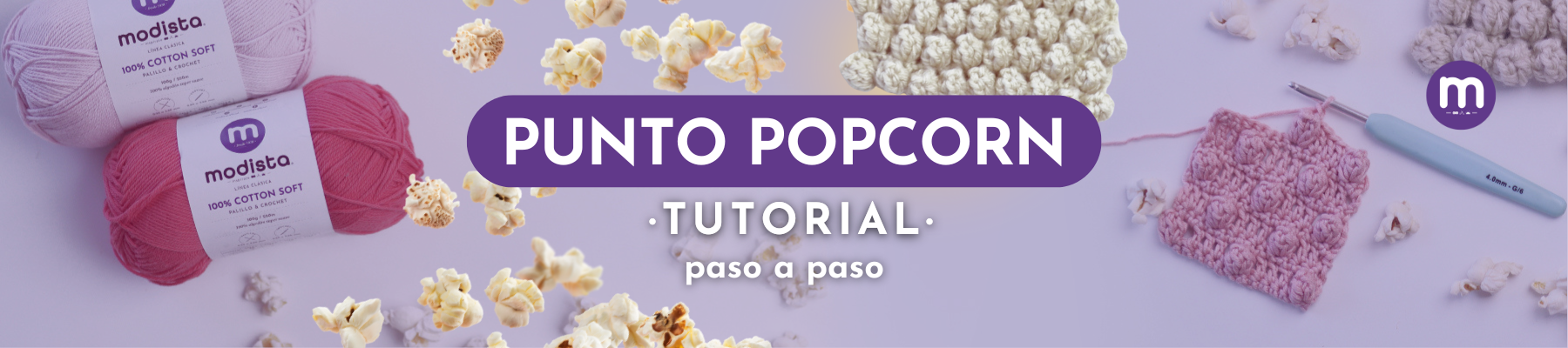 Punto Popcorn: textura, volumen y cuándo usarlo