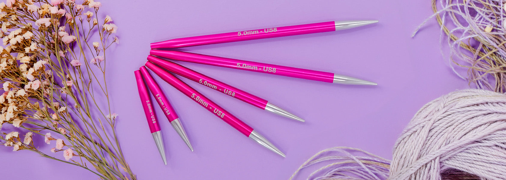 Guía de palillos intercambiables KnitPro: tamaños Mini, Cortos y Normales (y cuándo usar cada uno)