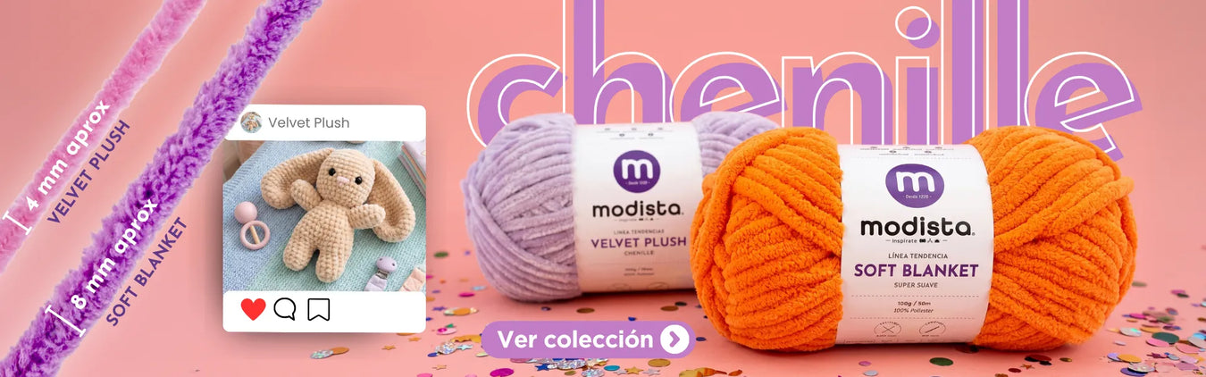 Hilados Chenille para Tejer
