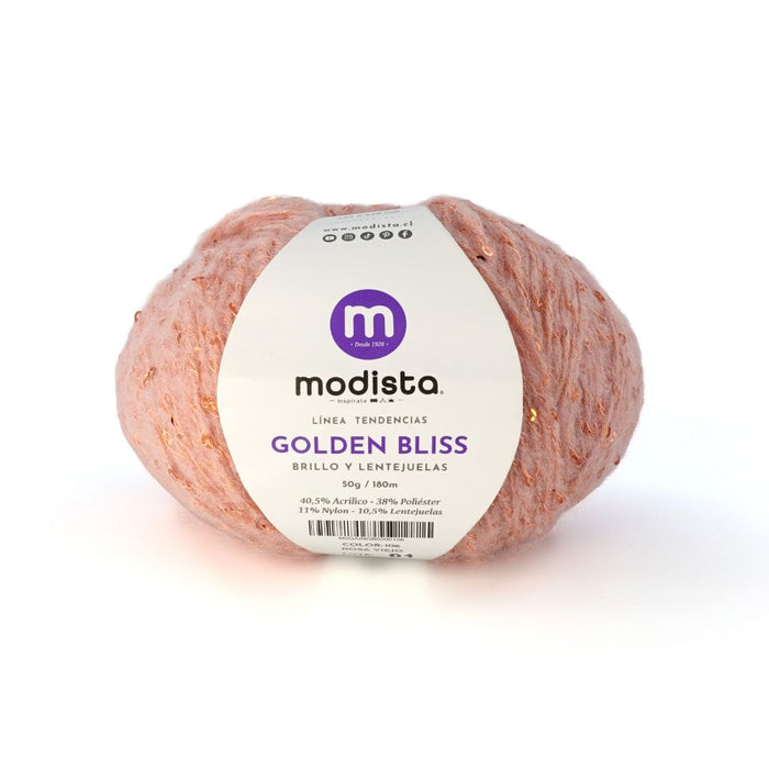 Hilado Golden Bliss Modista 50g (180m) – Brillo y Lentejuelas - [product type] - [product vendor] - Modista