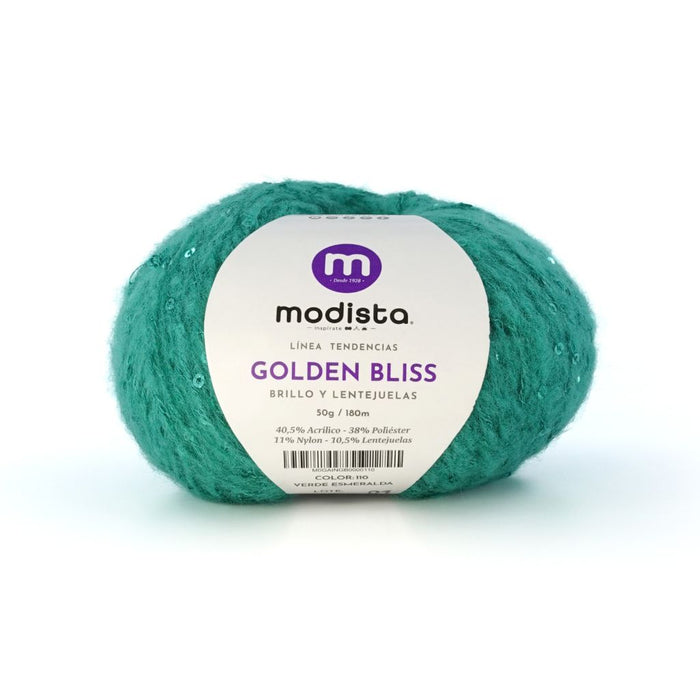 Hilado Golden Bliss Modista 50g (180m) – Brillo y Lentejuelas - [product type] - [product vendor] - Modista