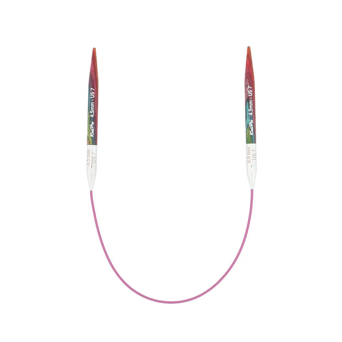 Palillos Circulares Fijos 25 cm Symfonie 2 KnitPro