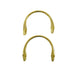 Mango de Metal Media Luna 13,2 x 8,5 cm Círculo - [product type] - [product vendor] - Modista