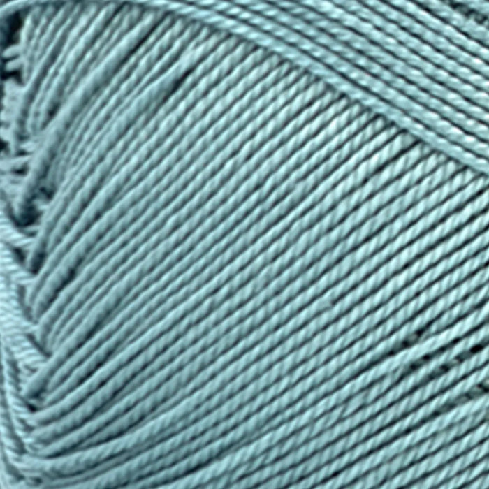 Hilo para tejer Modista Diana 3 hebras, 100% algodón, color 503, en paquete de 100 g, muestra el hilo en tonos suaves