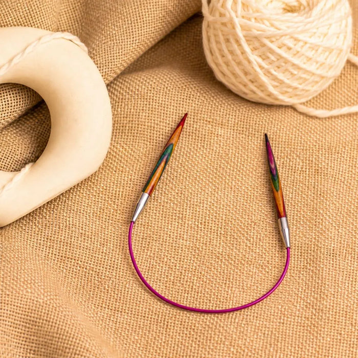 Palillos Circulares Fijos 25 cm Symfonie 2 KnitPro
