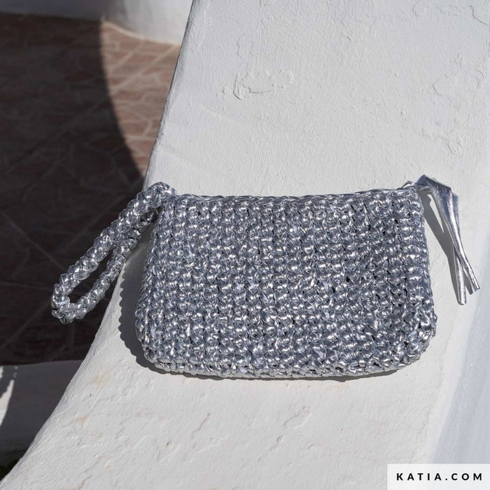 Fashion - Trapillo acabado metalizado y aspecto de cuero