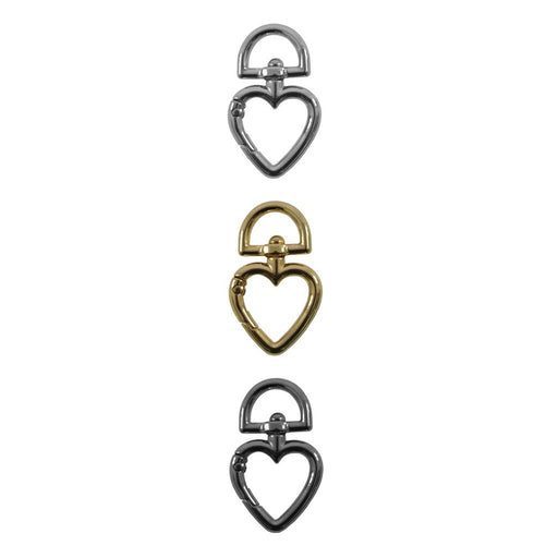 Mosquetón de Metal Corazón 46 x 46 mm Círculo - [product type] - [product vendor] - Modista