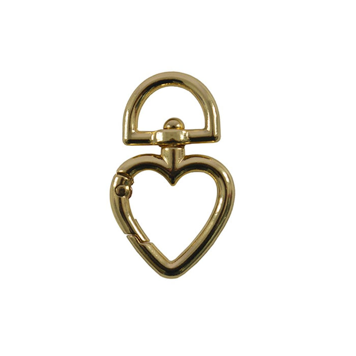 Mosquetón de Metal Corazón 46 x 46 mm Círculo - [product type] - [product vendor] - Modista