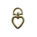 Mosquetón de Metal Corazón 46 x 46 mm Círculo - [product type] - [product vendor] - Modista
