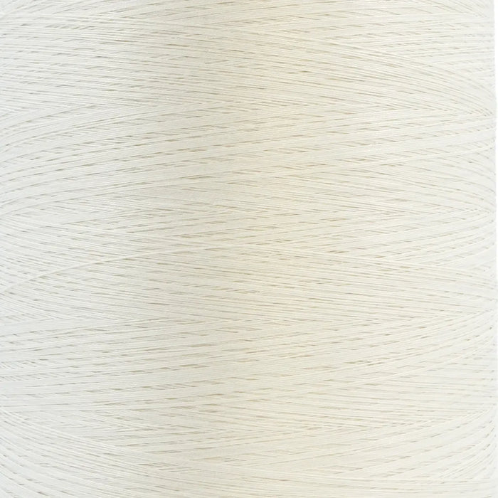 Hilo para volantín Rinoceronte Modista, color blanco, en cono de 1 kg, ideal para volar volantines y manualidades.