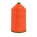 Hilo para volantín Rinoceronte N° 18 de la marca Modista en color naranja, en cono de 1 kg para hacer volantines.