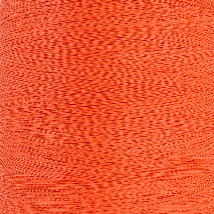 Hilo para volantín Rinoceronte N° 18 en color naranja, marca Modista, cono de 1 kg para fabricar volantines de 4 colores