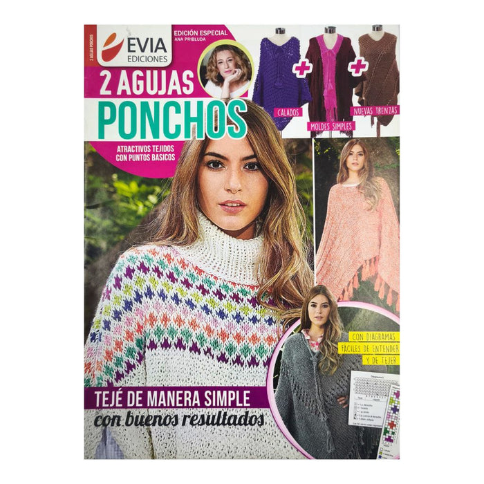 Revista Poncho a Palillo - Teje de Manera Simple - [product type] - [product vendor] - Modista