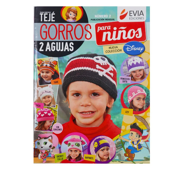 Revista Manualidades Tejido a Palillos - Gorro para Niños