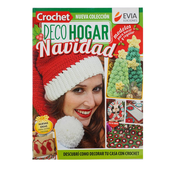 Revista Manualidades Crochet - Deco Hogar Colección Navidad