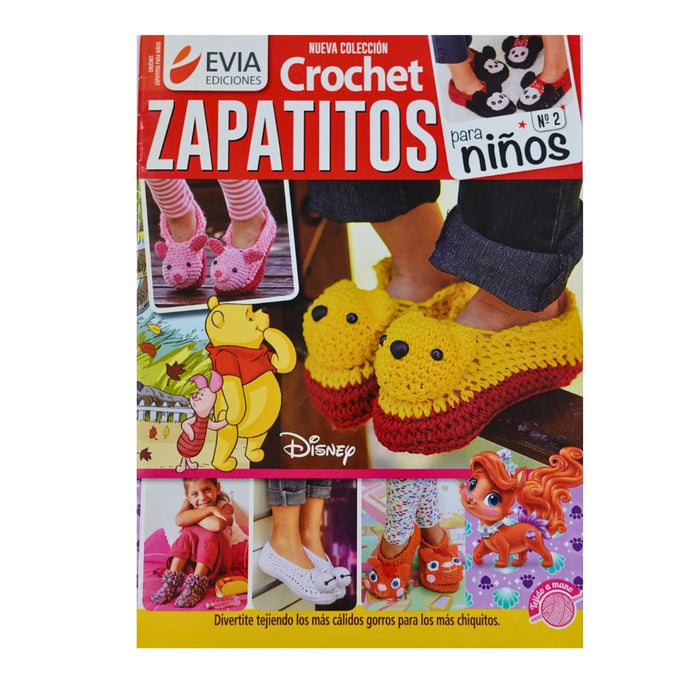 Revista Manualidades Crochet  - Zapatitos para Niños