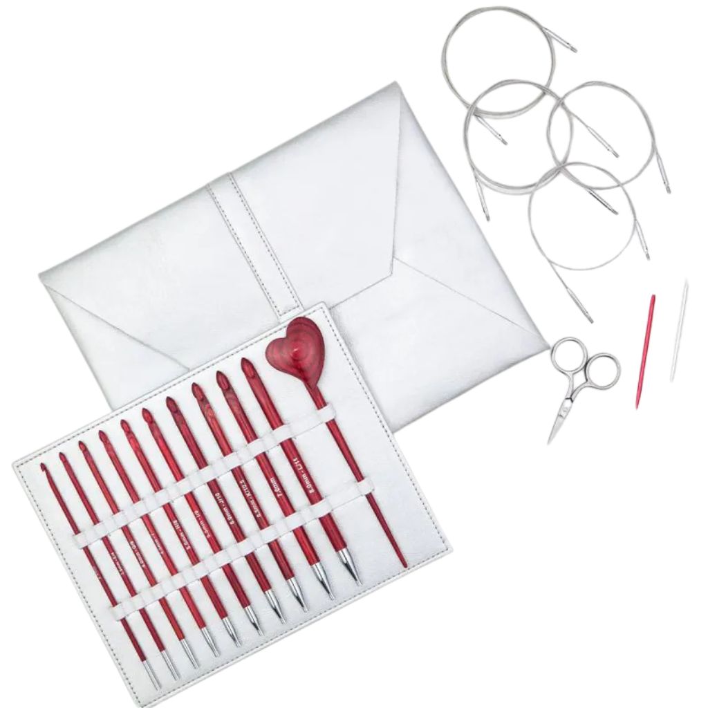 Set de Regalo - Crochet Tunecinos Amore Knitpro | Modista