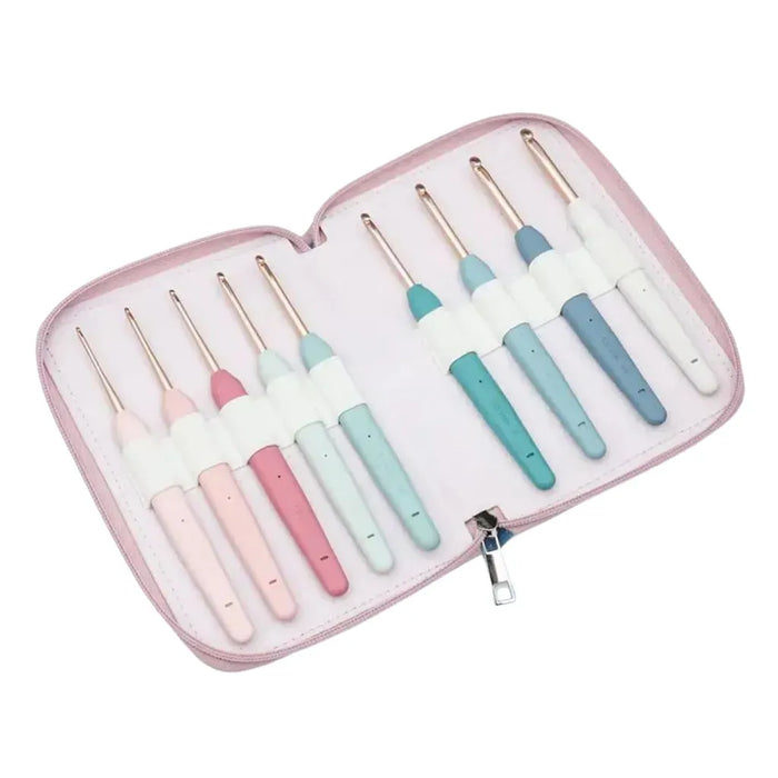 Set de crochet Vybe Deluxe ergonómico 2 a 6 mm KnitPro