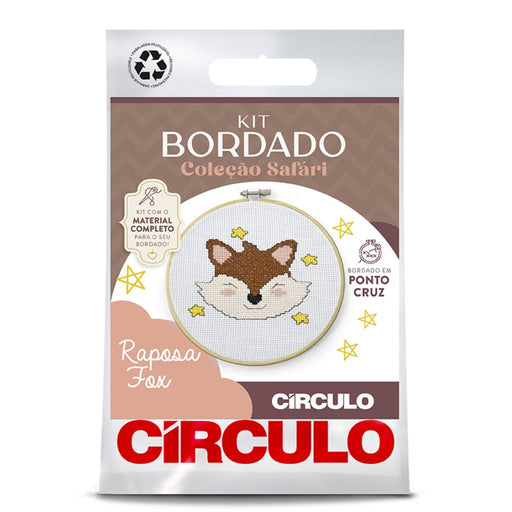 Kit Bordado Safari - Punto Cruz Zorro (20) - [product type] - [product vendor] - Modista