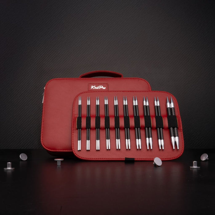 Set de Palillos Intercambiables Karbonz Élan – Edición Premium de KnitPro