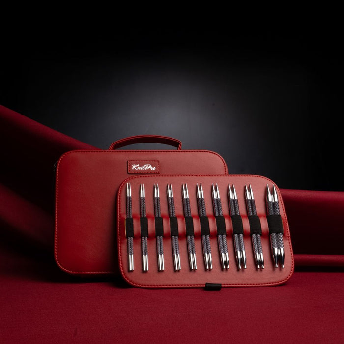 Set de Palillos Intercambiables Karbonz Élan – Edición Premium de KnitPro