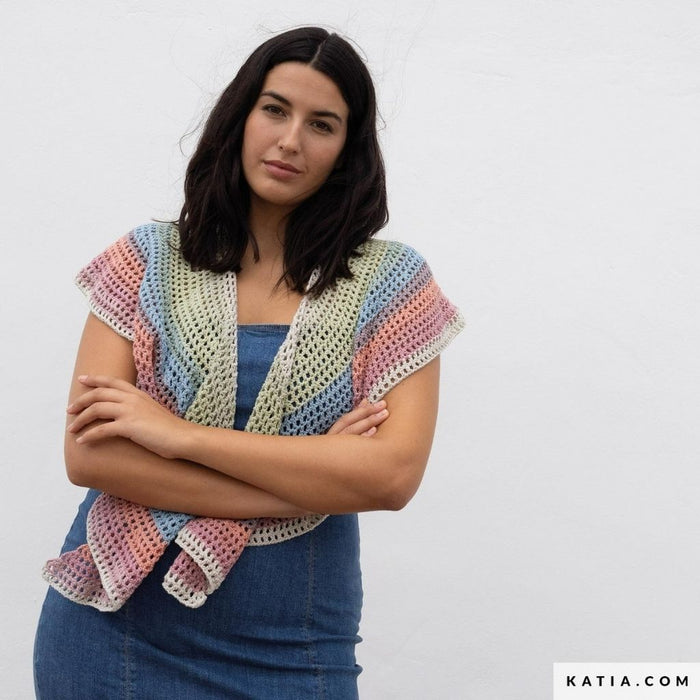 Summer Paint - Hilo mezcla de algodón multicolor