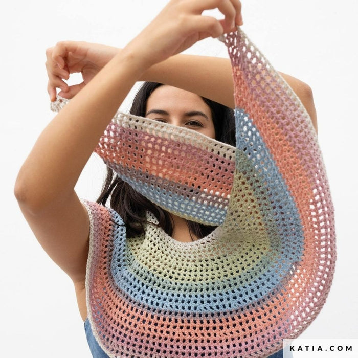 Summer Paint - Hilo mezcla de algodón multicolor