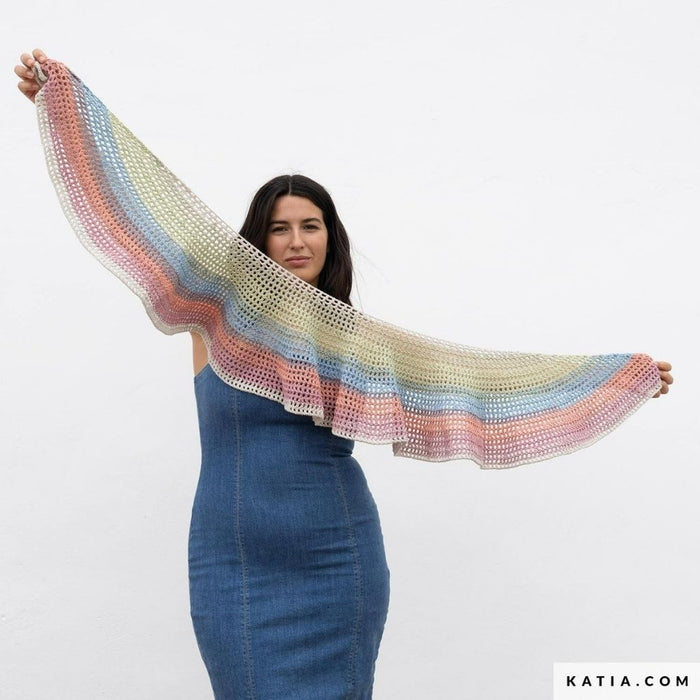 Summer Paint - Hilo mezcla de algodón multicolor