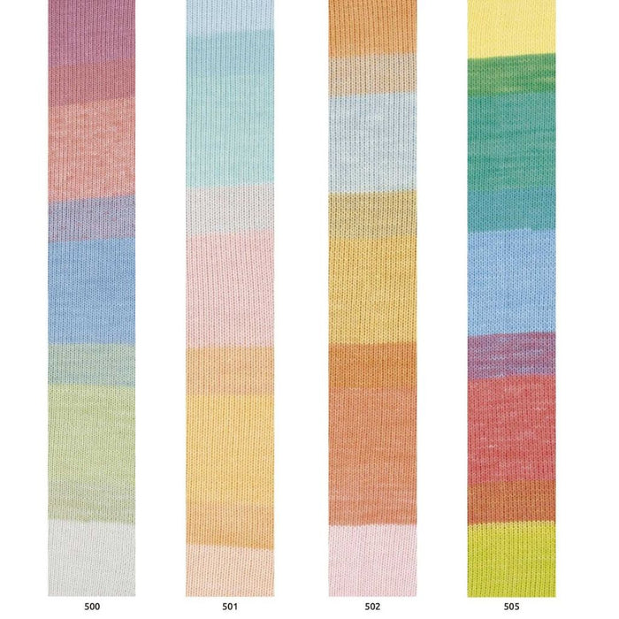 Summer Paint - Hilo mezcla de algodón multicolor