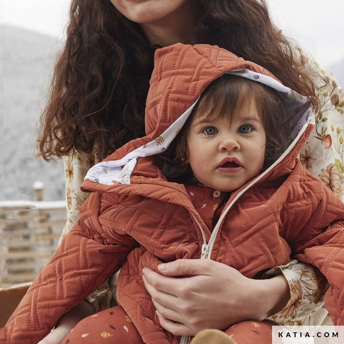 Tela Acolchada Techno Peachskin Rust - Telas Costura | Katia Fabrics