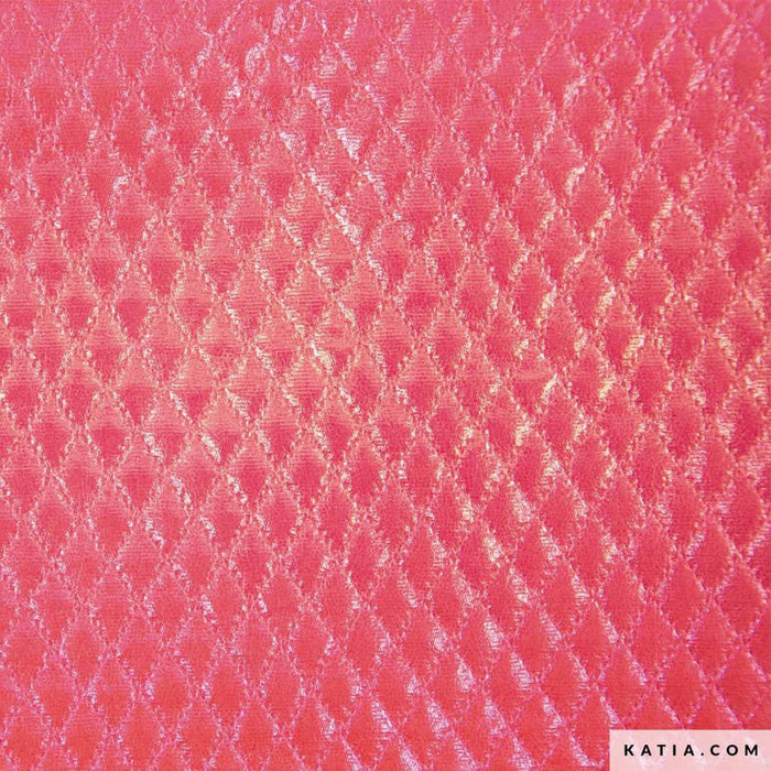 Tela Holográfica Fuchsia Fluor | Katia Fabrics