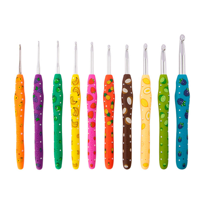 Aguja de Crochet Aroma con Mango de Goma Círculo - [product type] - [product vendor] - Modista