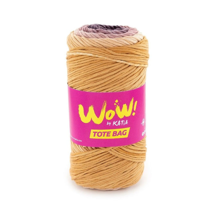 WOW Tote Bag - Hilo de algodón multicolor
