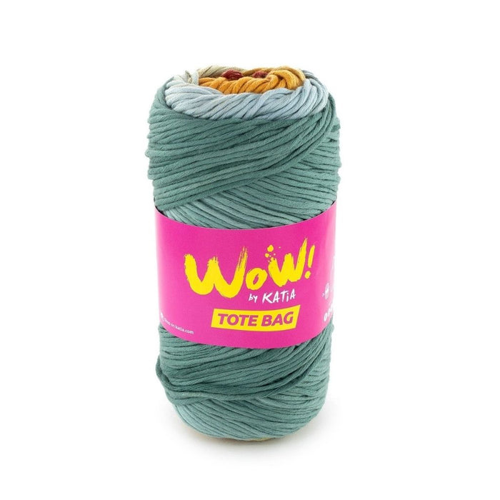 WOW Tote Bag - Hilo de algodón multicolor
