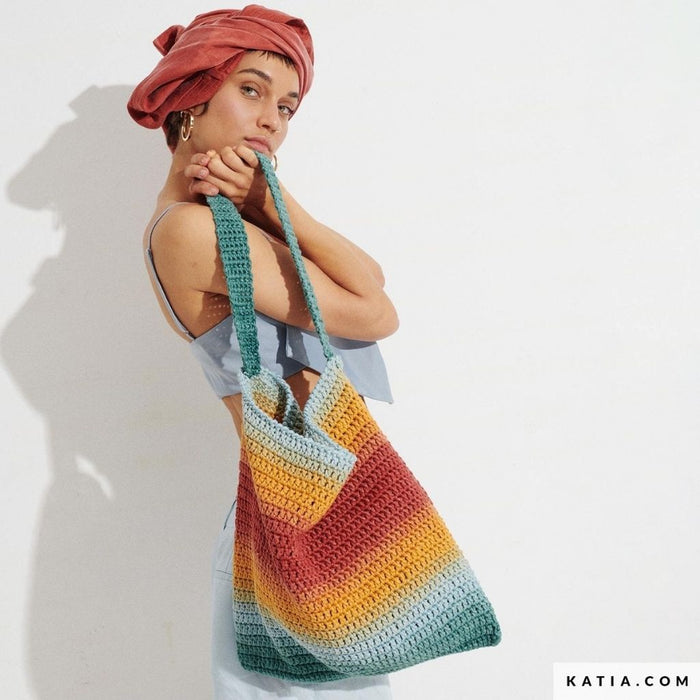 WOW Tote Bag - Hilo de algodón multicolor