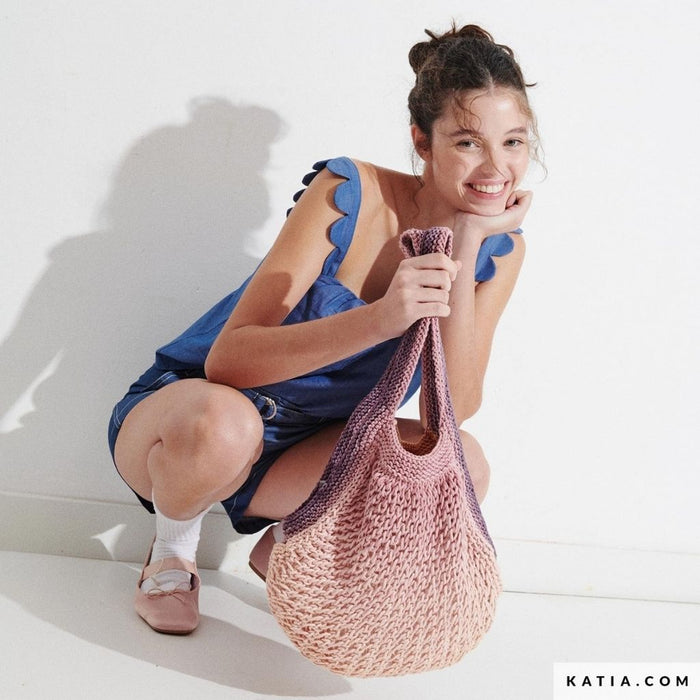 WOW Tote Bag - Hilo de algodón multicolor