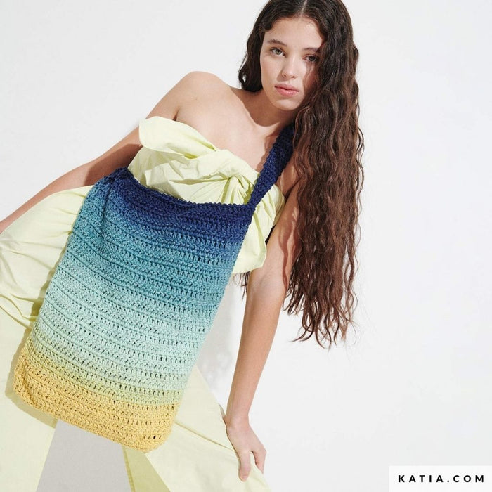 WOW Tote Bag - Hilo de algodón multicolor