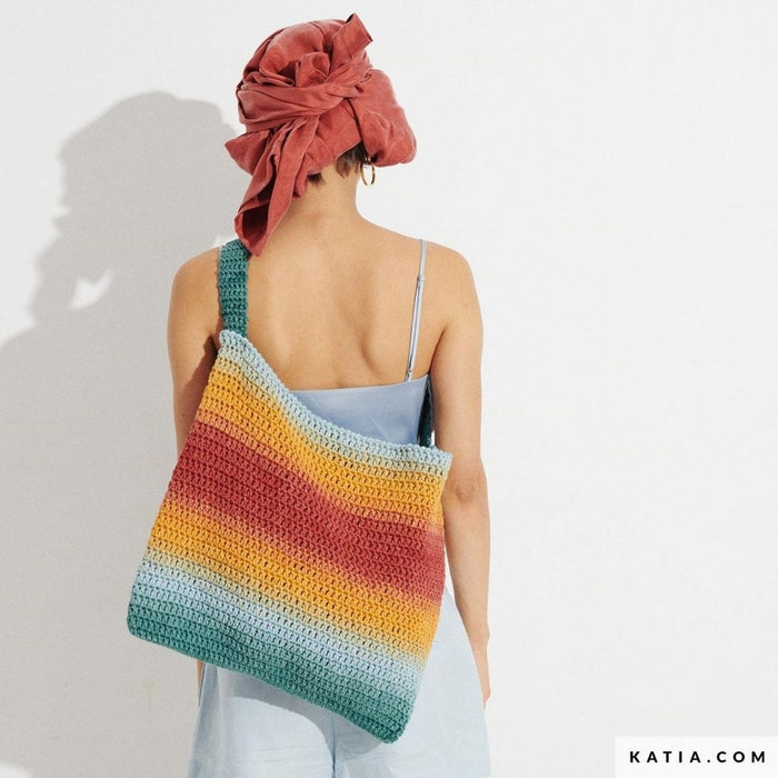 WOW Tote Bag - Hilo de algodón multicolor