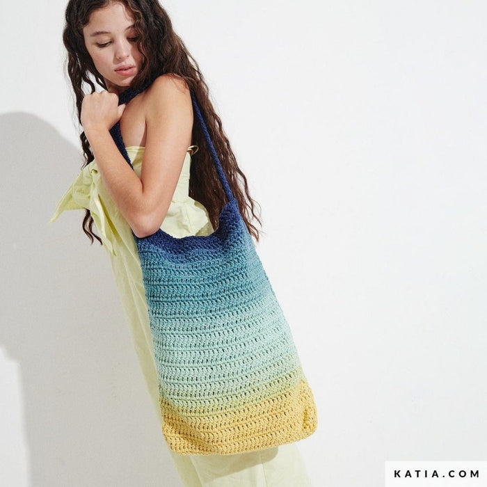 WOW Tote Bag - Hilo de algodón multicolor