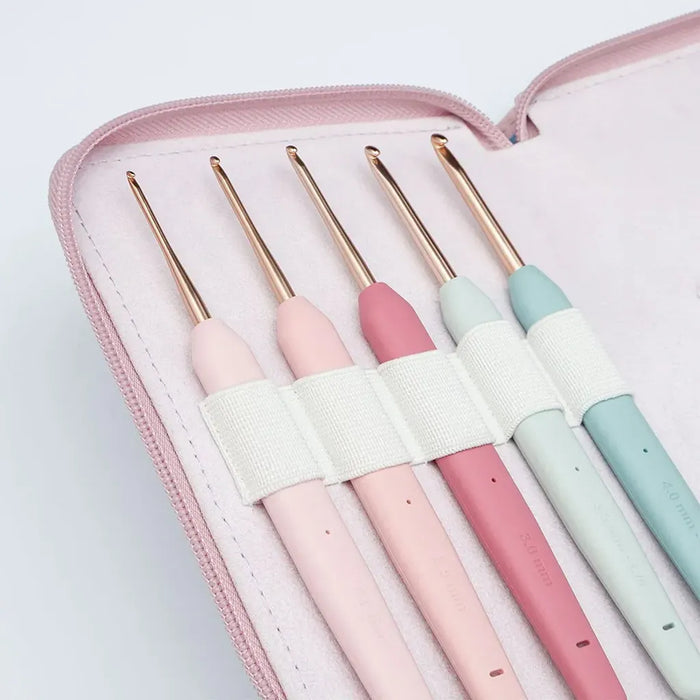 Set de crochet Vybe Deluxe ergonómico 2 a 6 mm KnitPro