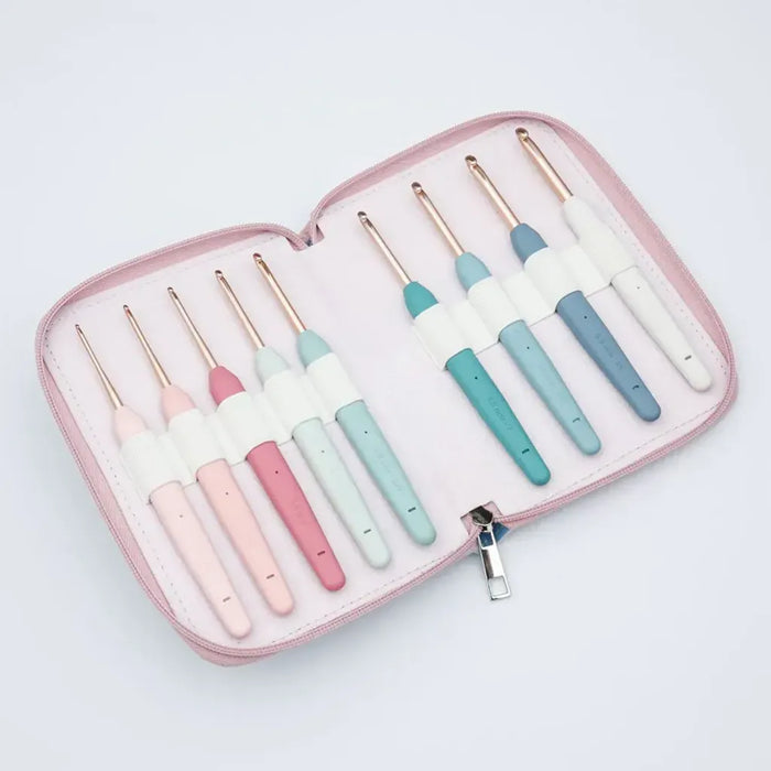 Set de crochet Vybe Deluxe ergonómico 2 a 6 mm KnitPro